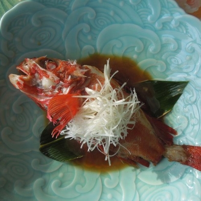 ★北海道を代表する高級魚きんき（めんめ）一匹付きの料理を楽しむ2食付プラン♪現金特価